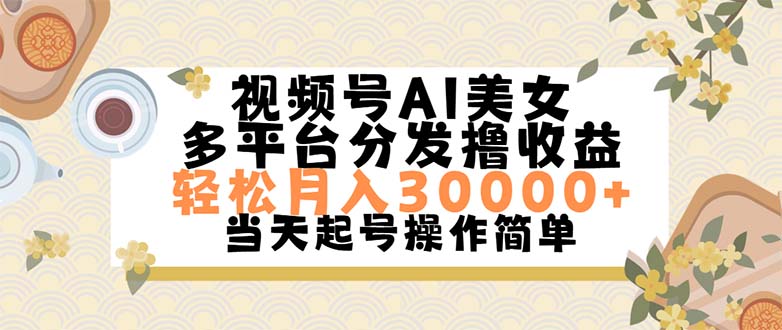 （11684期）视频号AI美女，轻松月入30000+,操作简单轻松上手-好创网