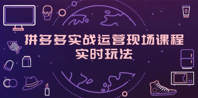 （11759期）拼多多实战运营现场课程，实时玩法，爆款打造，选品、规则解析-好创网