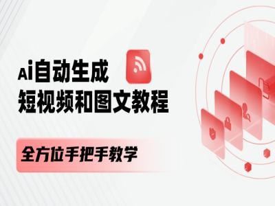 AI自动生成短视频和图文课程，全方位手把手教学-好创网