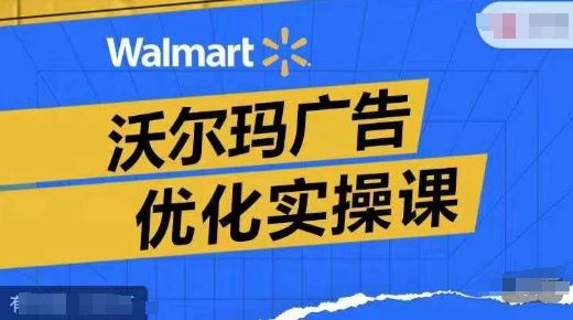 沃尔玛广告优化实操课，广告报告实操讲解，广告如何提高转化和ROAS等-好创网