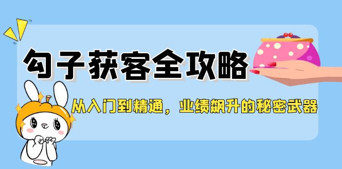 从入门到精通，勾子获客全攻略，业绩飙升的秘密武器-好创网