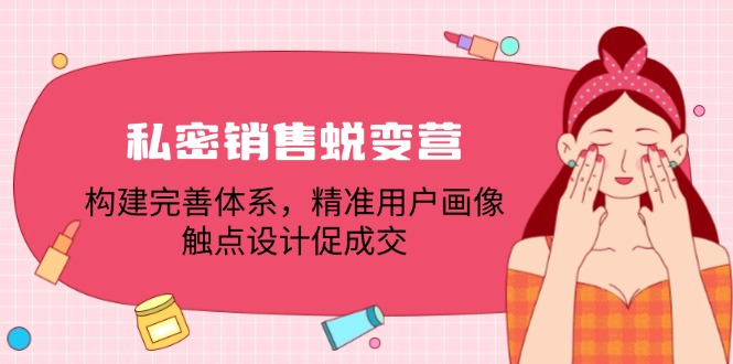 （12436期）私密销售蜕变营：构建完善体系，精准用户画像，触点设计促成交-好创网