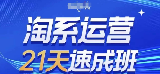 淘系运营21天速成班(更新24年9月)，0基础轻松搞定淘系运营，不做假把式-好创网